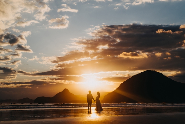 Sesi foto prewedding Ani dan Dana di Lombok